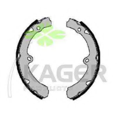 Комплект тормозных колодок KAGER 340401