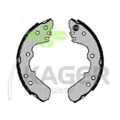 Комплект тормозных колодок KAGER 340488