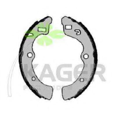 Комплект тормозных колодок KAGER 340493