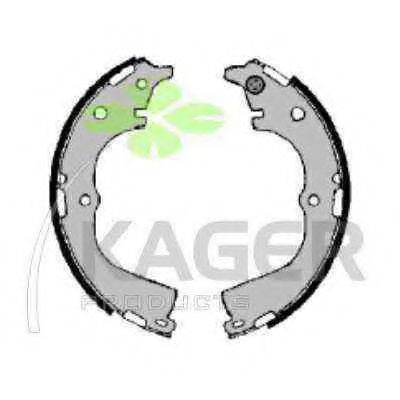 Комплект тормозных колодок KAGER 34-0500