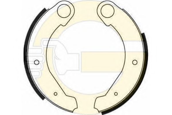 Комплект тормозных колодок GIRLING 5180539