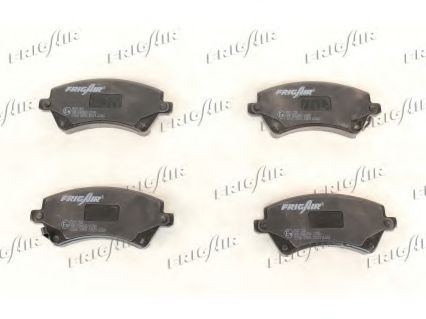 Комплект тормозных колодок, дисковый тормоз FRIGAIR PD15.502