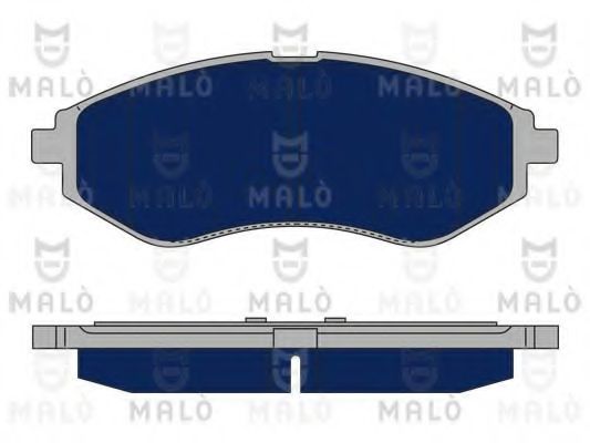 Комплект тормозных колодок, дисковый тормоз MALÒ 1050193