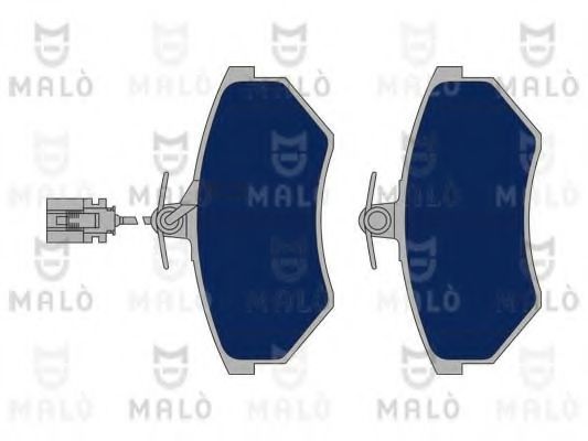Комплект тормозных колодок, дисковый тормоз MALÒ 1050863