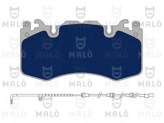Комплект тормозных колодок, дисковый тормоз MALÒ 1051117