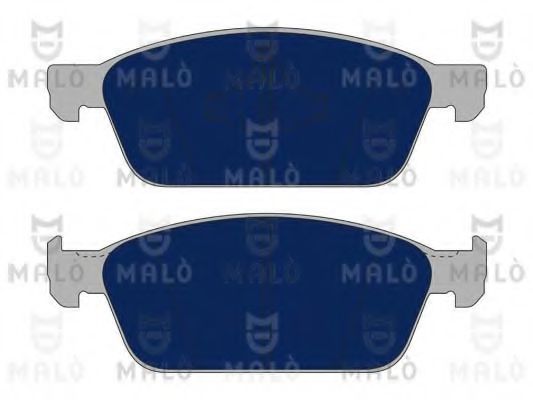 Комплект тормозных колодок, дисковый тормоз MALÒ 1051121