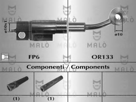 Тормозной шланг MALÒ 80031