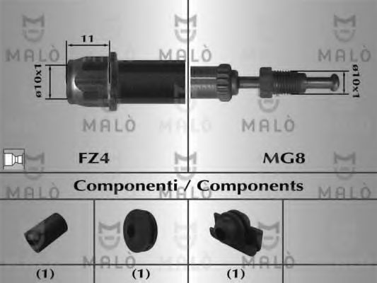 Тормозной шланг MALÒ 80843