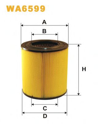 Воздушный фильтр WIX FILTERS WA6599