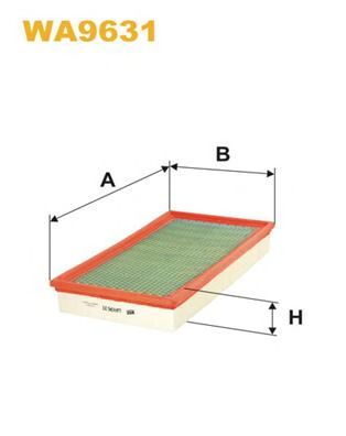 Воздушный фильтр WIX FILTERS WA9631