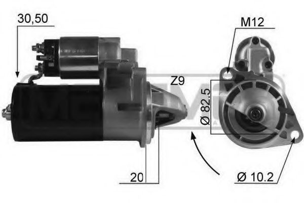 Стартер MESSMER 220434