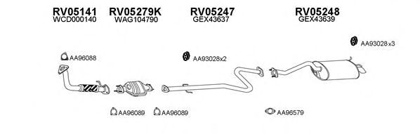 Система выпуска ОГ VENEPORTE 050079