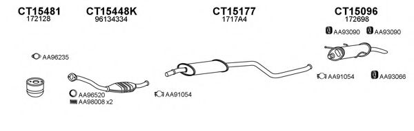 Система выпуска ОГ VENEPORTE 150172