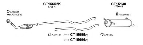 Система выпуска ОГ VENEPORTE 150346