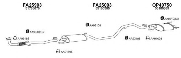 Система выпуска ОГ VENEPORTE 250371