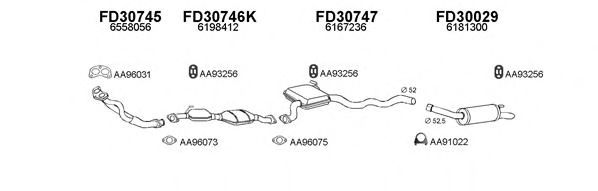 Система выпуска ОГ VENEPORTE 300127