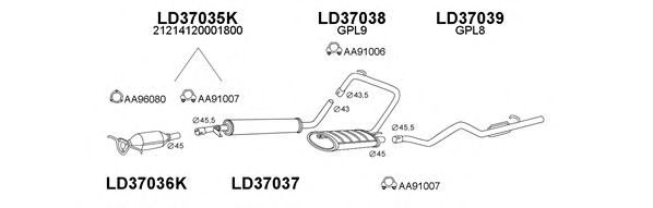 Система выпуска ОГ VENEPORTE 370019