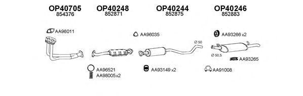 Система выпуска ОГ VENEPORTE 400347