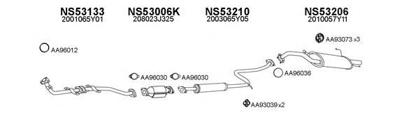 Система выпуска ОГ VENEPORTE 530061