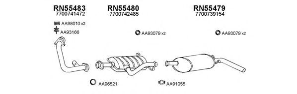 Система выпуска ОГ VENEPORTE 550248