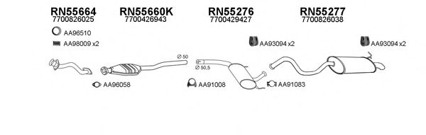 Система выпуска ОГ VENEPORTE 550493