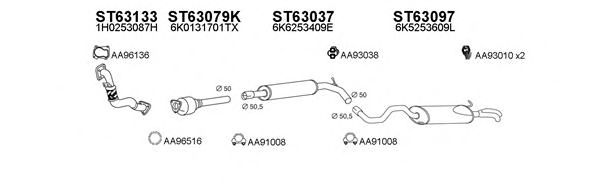 Система выпуска ОГ VENEPORTE 630040