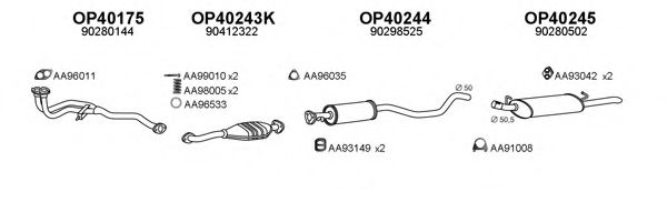 Система выпуска ОГ VENEPORTE 770078