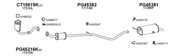 Система выпуска ОГ VENEPORTE 450731