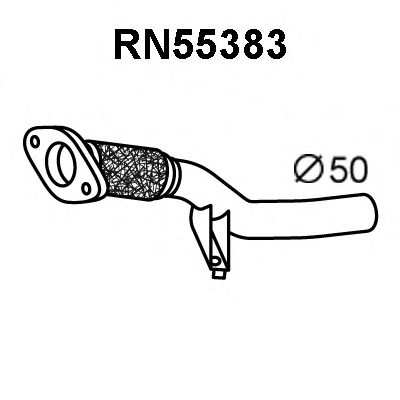 Труба выхлопного газа VENEPORTE RN55383