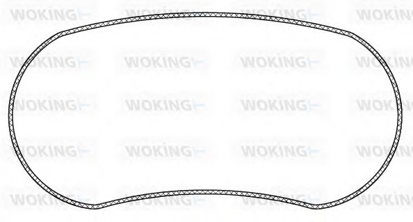 Комплект тормозных колодок, дисковый тормоз WOKING JSA 910319