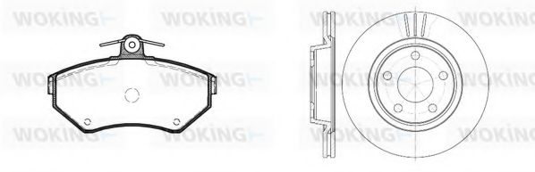 Комплект тормозов, дисковый тормозной механизм BENDIX DP85051