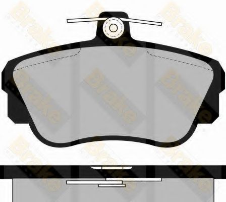 Комплект тормозных колодок, дисковый тормоз Brake ENGINEERING PA556