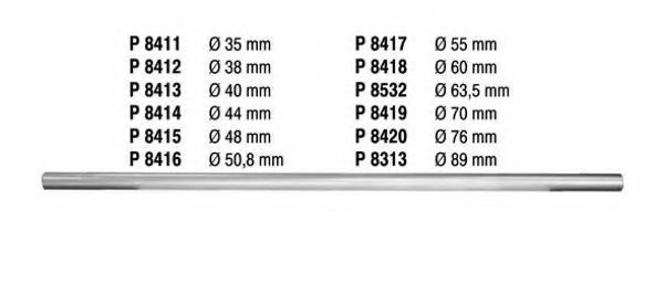 Труба выхлопного газа, универсальная FENNO 8419