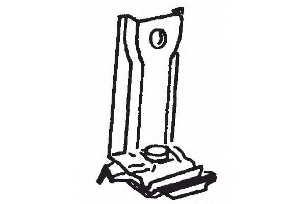 Кронштейн, труба выхлопного газа FENNO X11118