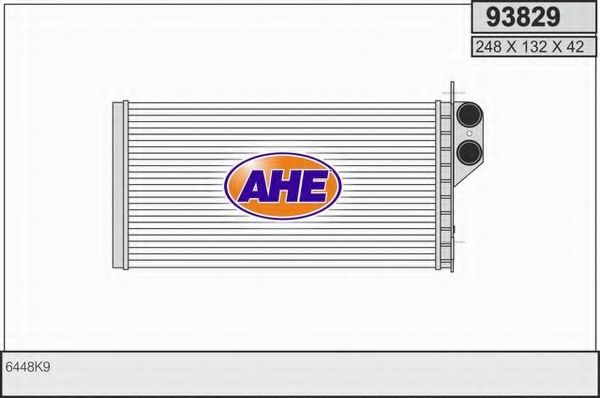 Теплообменник, отопление салона AHE 93829