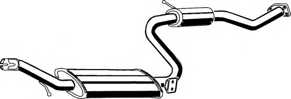 Средний глушитель выхлопных газов ASMET 18.009