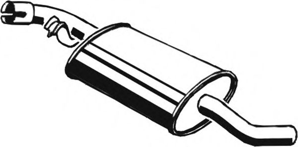 Средний глушитель выхлопных газов ASMET 04.058