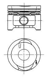 Поршень KOLBENSCHMIDT 92228600