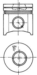 Поршень KOLBENSCHMIDT 94382600