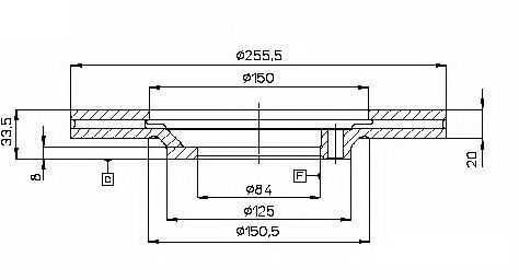 Тормозной диск ASHUKI C654-10
