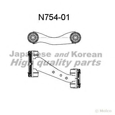 Рычаг независимой подвески колеса, подвеска колеса ASHUKI N754-01