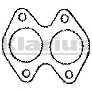 Прокладка, труба выхлопного газа WALKER 81057