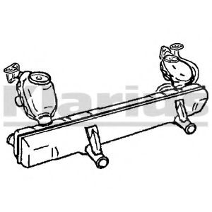 Средний глушитель выхлопных газов KLARIUS VW15J