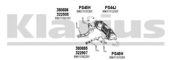 Система выпуска ОГ KLARIUS 680027U