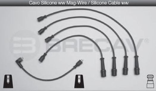 Комплект проводов зажигания BRECAV 05525