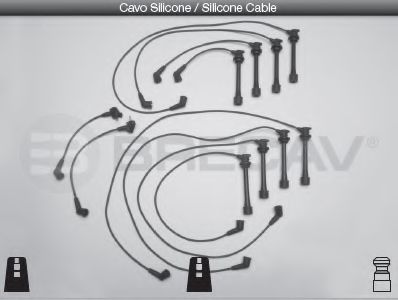 Комплект проводов зажигания BRECAV 37502