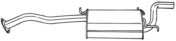 Глушитель выхлопных газов конечный SIGAM 34600