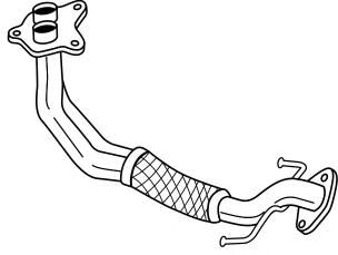 Труба выхлопного газа WALKER 14348