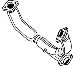 Труба выхлопного газа SIGAM 70116