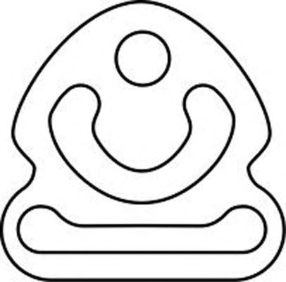 Кронштейн, система выпуска ОГ SIGAM 038015